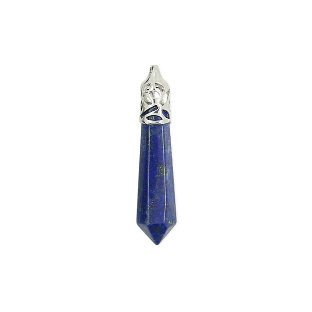 Pendentifs Long Prisme Hexagonal Point de Guérison Opale Pendentifs Hommes Femmes Bijoux