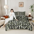 thumbnail image 4 of Castle Fairy Teens Abstract Camouflage Twin Comforter Sets,Abstract Geometric Bedding Set, 4 of 8