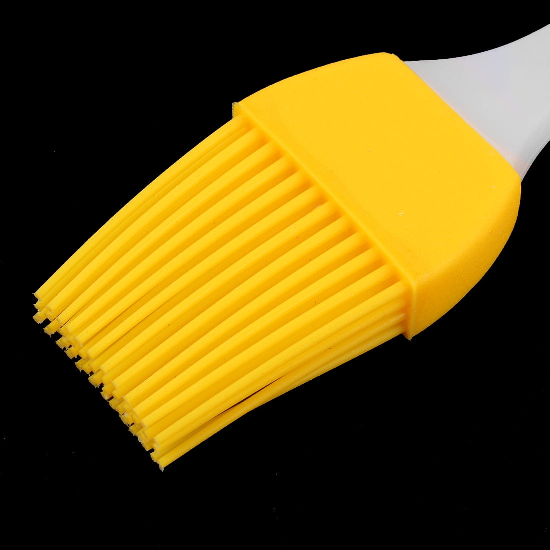 Basting Brush, Silicone, Yellow with Hang Tag