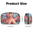 thumbnail image 5 of Fish Travel Case Charger Pouch Hard Drive Bag Cable Organizer Desk Cord Travel Organizer Waterproof Oxford Fabric Electronic Digital Accessories Storage Bag Black 5.9x9.44x3.14 in, 5 of 6