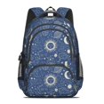 thumbnail image 2 of Sun and Planet Gothic Pattern Backpack for School, Cute School Bag with Adjustable Shoulder Straps and Padded Back, 16.9"x12.6"x5.9", 2 of 5