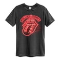 thumbnail image 1 of Amplified - Camiseta The Rolling Stones Neon Light para Adultos Unisex (Carbón), 1 of 2