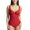 Crimson, variant on BLACK Marianna Balconette One-Piece Swimsuit, US 34D, UK 34D