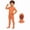 Orange-Kids, variant on Unisex Full Body Zentai Suit Halloween Open Face Stretchy Bodysuit for Adult Suit Only (Orange-Adult XXL)