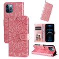 thumbnail image 1 of Funda tipo cartera GANGXUN para iPhone 12 Mini , diseño girasol, cuero PU, soporte, cierre magnético, tarjetero, 1 of 5