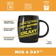 thumbnail image 3 of MUG A DAY Best Brother In The Galaxy 16oz Funny Brother Coffee Mug Graduation Gifts for Brother from Sister Mom Dad Friend Gifts for Brother for Christmas Birthday Fun Cup For Bro Men Him Guy Gag Gift, 3 of 5