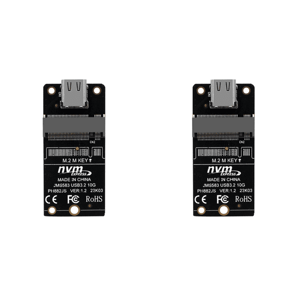 Tarjeta Adaptadora Carcasa NVME M.2 A SSD Tipo C Compatible Con 10Gbps 2230 2242 2260 2280