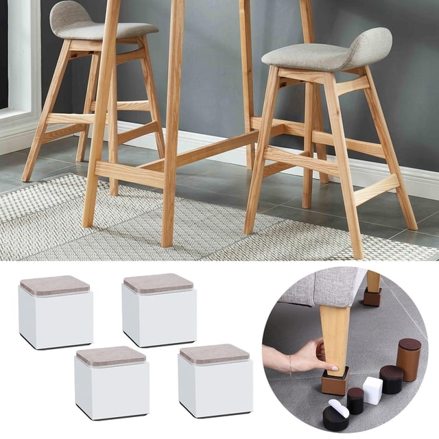 Elevadores de Muebles perfecl Multifunción Antideslizante 80x52mm