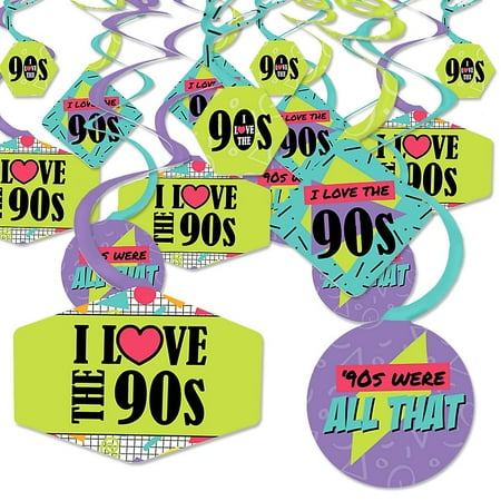 90 S Throwback 1990s Party Hanging Decor Party Decoration