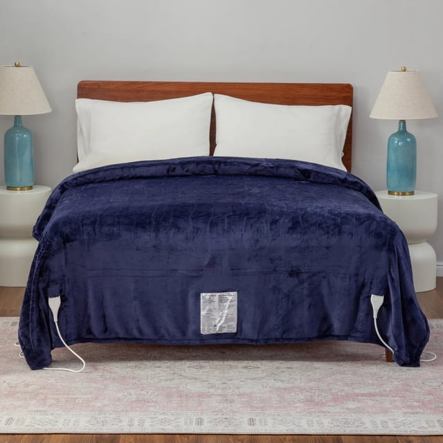 Berkshire Couverture Chauffante, King, Marine