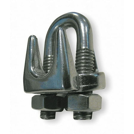 

Dayton Wire Rope U-Bolt Clip 5/16 in Rope dia. 2VKH5