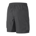 thumbnail image 4 of Enjoytime Hiking Cargo Shorts for Men Elastic Waist Lightweight Outdoor Athletic Work Shorts with Multi Pockets, 4 of 8