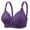 Purple, variant on Ohufall Summer 2025! for Womens Plus Size Bra, Women's Large Size Adjustable Push-Up Breathable Full Cup Bra Without Wires, 36B/C-50B/C