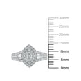 thumbnail image 6 of 1 Carat T.W. (SI Clarity, H-I Color) Brilliance Fine Jewelry Lab Grown Diamond Engagement Ring in Sterling Silver, Size 8, 6 of 6