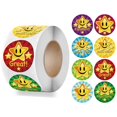 thumbnail image 1 of Children Reward Stickers Creative School Supplies Reward Cute Star Sticker 2.5cm Circle Kids Students Toy Stickers heqiyong LED, 1 of 2