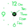 thumbnail image 1 of Acrylic Luminous Wall Clock Stickers Sticker Glowing Clocks Modern DIY for Home Decoration Style 1, 1 of 9