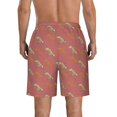 thumbnail image 3 of Yiaed Leopard Print Print Men's Swim Trunks with Lining Quick Dry Sports Shorts Beach Shorts Boardshorts-Medium, 3 of 5