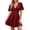 A-RD1#437, variant on XIAOCHA Flutter Short Sleeve Summer Mini Dress for Women Deep V Neck Night Out Summer Short Gown