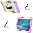 thumbnail image 3 of Allytech Shockproof Case for Samsung Galaxy Tab A9+ Plus 11" 2023 SM-X210 X215, Rugged Shoulder Strap Rotating Stand Shoulder Strap Kids Friendly Bumper Heavy Duty Shockproof Case - Lavender, 3 of 10