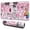 Pink Breast Cancer-2, variant on Long Mouse Pads for Desk,Pink Breast Cancer Desk Mats on Top Of Desks, Desk Mouse Pad Extra Large with 3mm Non-Slip Base and Stitched Edge for Gaming,Office,Work,Home 31.5x11.8in