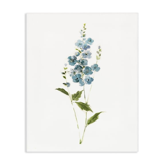 Stupell Industries Delicate Blue Sprigs Canvas Wall Art, design by Sally Swatland