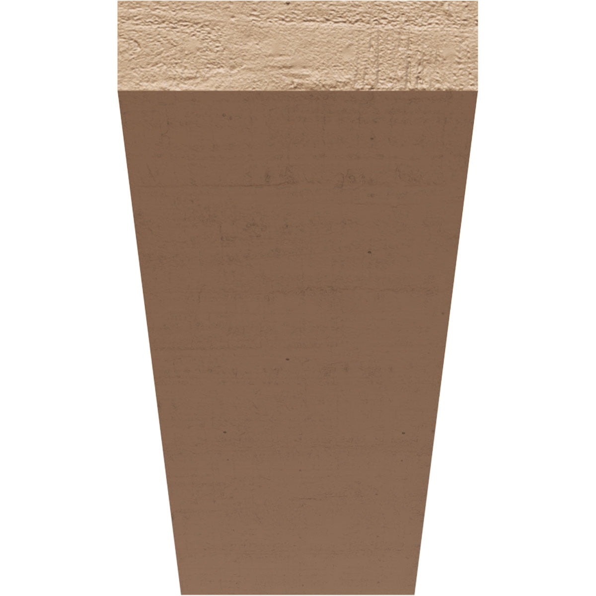 4"W x 12"D x 8"H Classic Concord Rough Cedar Woodgrain TimberThane Corbel, Primed Tan