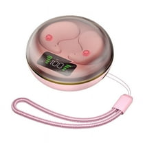 Latrodar BY8 Bluetooth Earphones, Wireless Sleep Non-Toxic Display Compartment Pink Home Gadgets