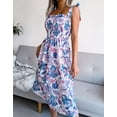 thumbnail image 4 of Summer Dresses For Women Floral Print Womens Dresses Sleeveless Straps Sundresses Alsol Lamesa, 4 of 6