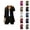 Black, variant on Linen Cardigans for Women 2025 Lightweight 3/4 Sleeve Open Front V Neck Long Cardigan Coat Outerwear Cover Up