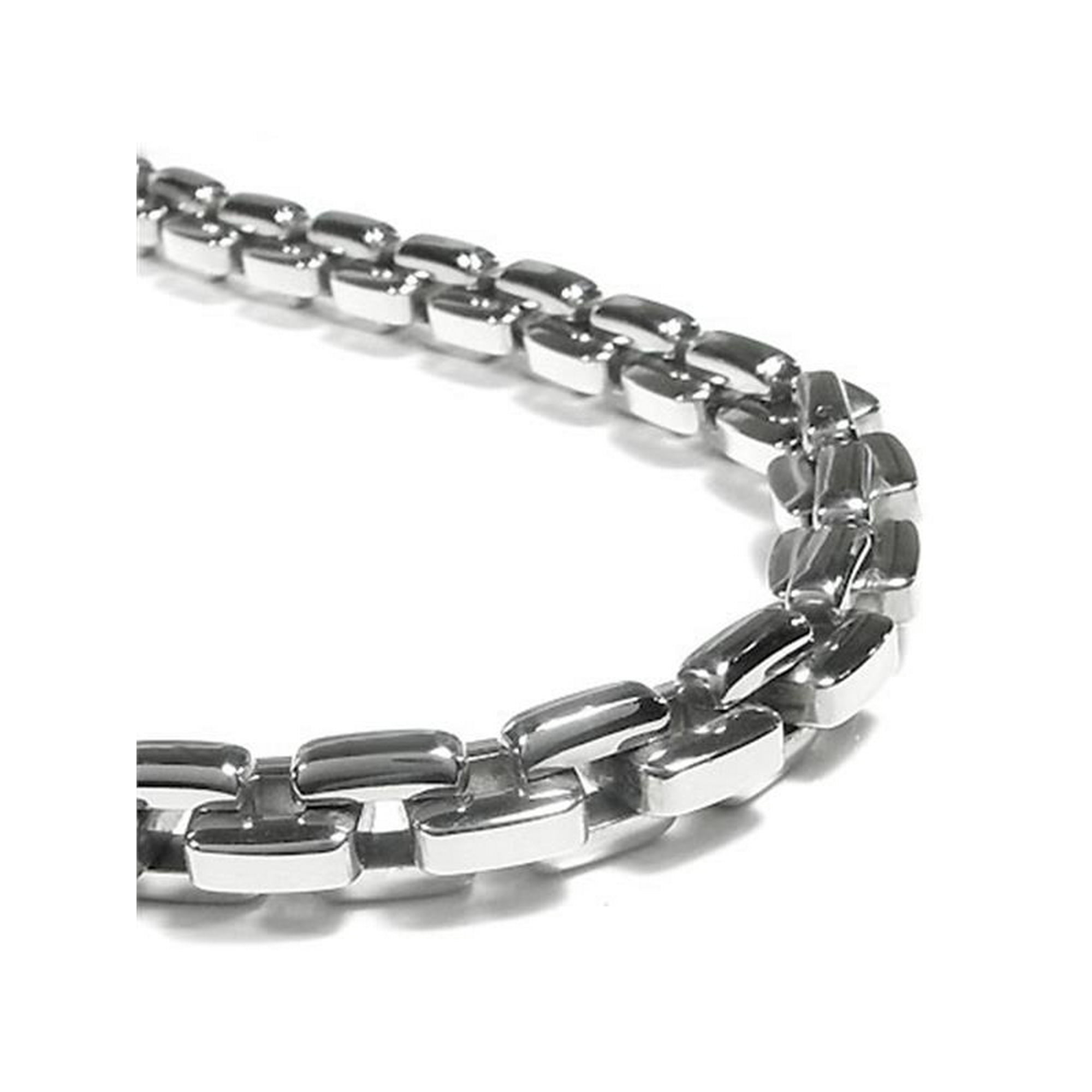 Chain Links Necklace in Black Titanium
