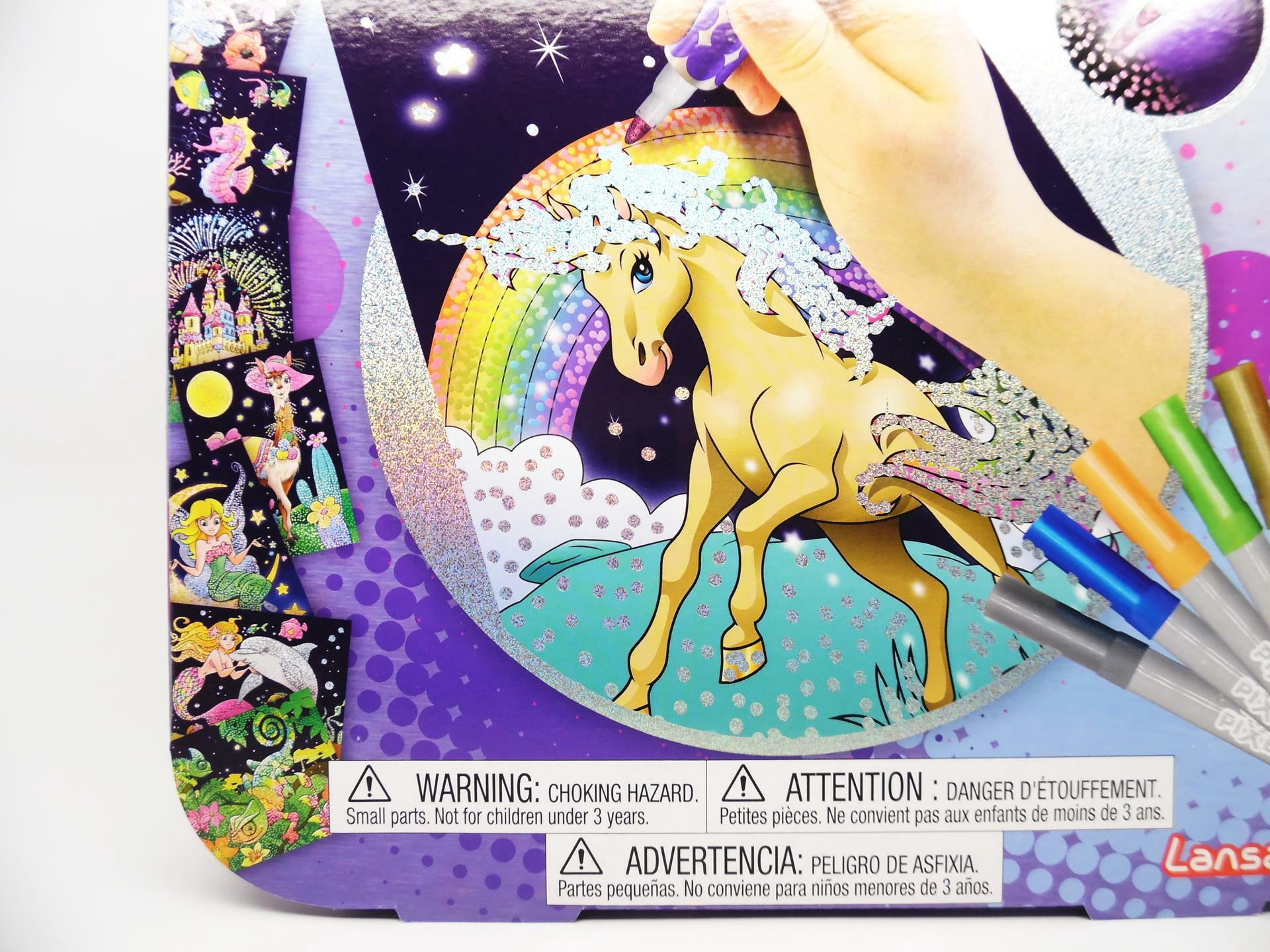 PIXELO Metallic Electronic Pen Art Set with 8 Designs & 6 Colored Markers for 6+
