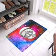 thumbnail image 2 of MKHERT Funny Cartoon Cheetah Wild Animal in Astronaut's Space Suit Doormat Rug Home Decor Floor Mat Bath Mat 23.6x15.7 inch, 2 of 3