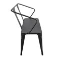 thumbnail image 2 of Waco Industrial Bench in Vintage Black Metal by LumiSource, 2 of 8