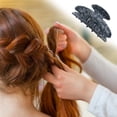 thumbnail image 4 of Women Large Frosted Hair Claw Clip Stylish Grip Pin Teeth Clamp, 4 of 7