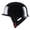 Glossy Black, variant on 1Storm Novelty Motorcycle Half Face Helmet German Style DOT Approved: HKY602 Flag Skull