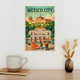 thumbnail image 3 of Chapultepec Castle Vintage Poster Classic Mexico City Travel Artwork Print Poster, 3 of 8