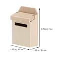 thumbnail image 2 of Minimueble de madera Mailbox Mini House modelo Lovely, 2 of 3