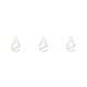 thumbnail image 5 of Cateissary Clip de papel de 30 piezas con forma de gota de agua, pinza para notas plateada, rosa Type1 NO1, 5 of 6