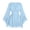 Sky Blue, variant on Chiccall Women's Halloween Gothic Renaissance Dress Mesh Long Sleeve Deep V Smocked Waist Medieval Peasant Dresses