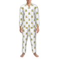 thumbnail image 3 of Fotbe Rubber Duck Showe Pijama de Hombre con Estampado de Manga Larga, Conjunto de 2 Piezas, Ropa de Dormir Suave y Cómoda con Bolsillos-XX-Large, 3 of 7