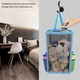 thumbnail image 4 of Hanging Breathable Plastic Grid Garbage Bag Blue, 4 of 5