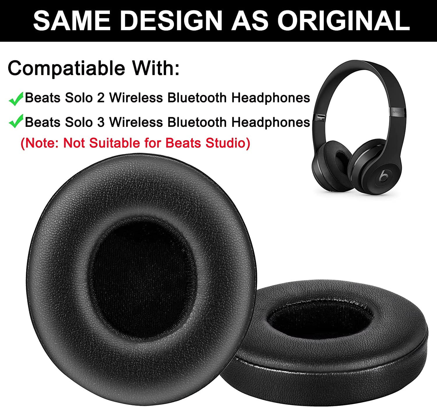 Replacement Ear Pads for Beats Solo3 