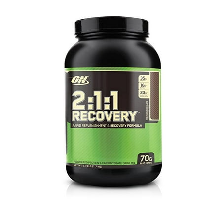 UPC 748927020410 product image for Optimum Nutrition 2:1:1 Recovery Protein Powder, Colossal Chocolate, 35g Protein | upcitemdb.com
