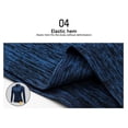 thumbnail image 1 of Chandail à Capuchon à Col Rond pour Femmes d'Hiver, Course, Exercice, Hauts Thermiques, Mise en Forme, Hauts Thermiques, Design Simple, Décontracté, Couleur Unie, Vêtements Chauds, Vêtements, Bleu, 1 of 9