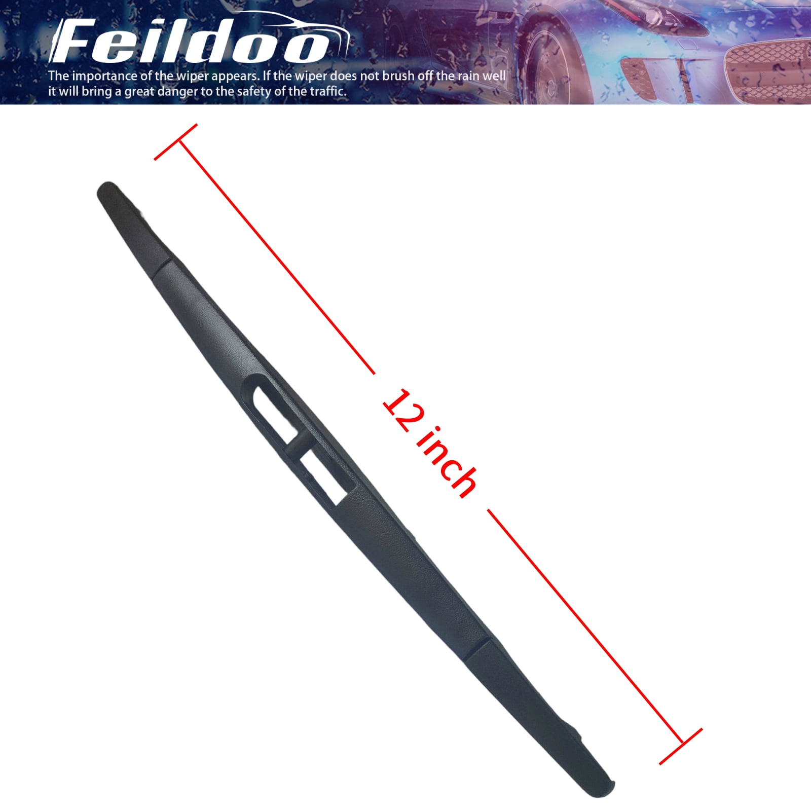 Feildoo Front & Rear Windshiled Wiper Blades Fit For Toyota GR Corolla 2023, Pack of 3, Y25B7S3S