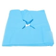 thumbnail image 2 of Couvre-visage Jetables, 100 Pcs Couvre-Visage de Table de Massage Jetables X Conception de Trou Non Tissé Serviette de Coussin d'Espace de Respiration pour les Accessoires de Table de Salon de Beauté de Massage de la Tête, 2 of 8