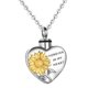 thumbnail image 3 of Colr con colgante de patrón en corazón Joyas Colr de cenizas conmemorativas Cumpleaños Regalos para el Zulema Colgante en forma de corazón, 3 of 8