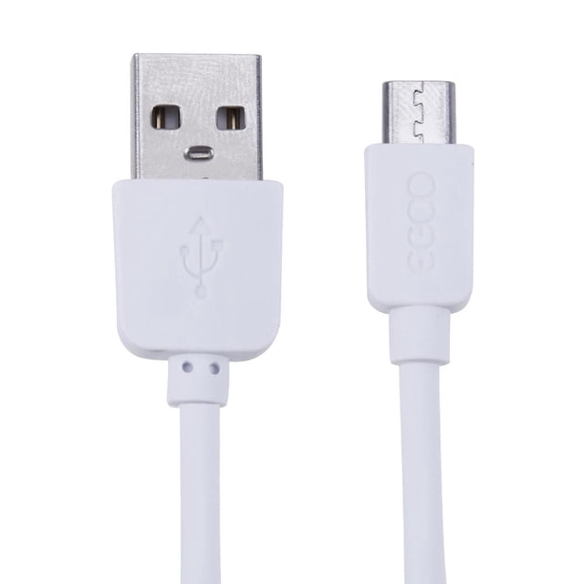 Cable Micro USB Cargador Universal Alta Velocidad FLhrweasw Blanco para Samsung Android