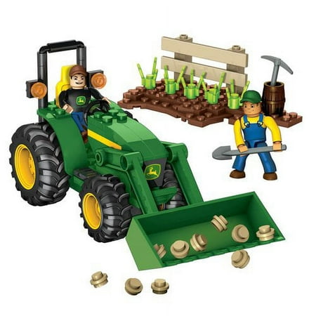 Mega Bloks John Deere Farm Tractor Play Set