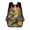 Color-3, variant on Frog Plays Ukulele Floral Scene Travel Backpack 17 Inch Laptop Bag Student Backpack